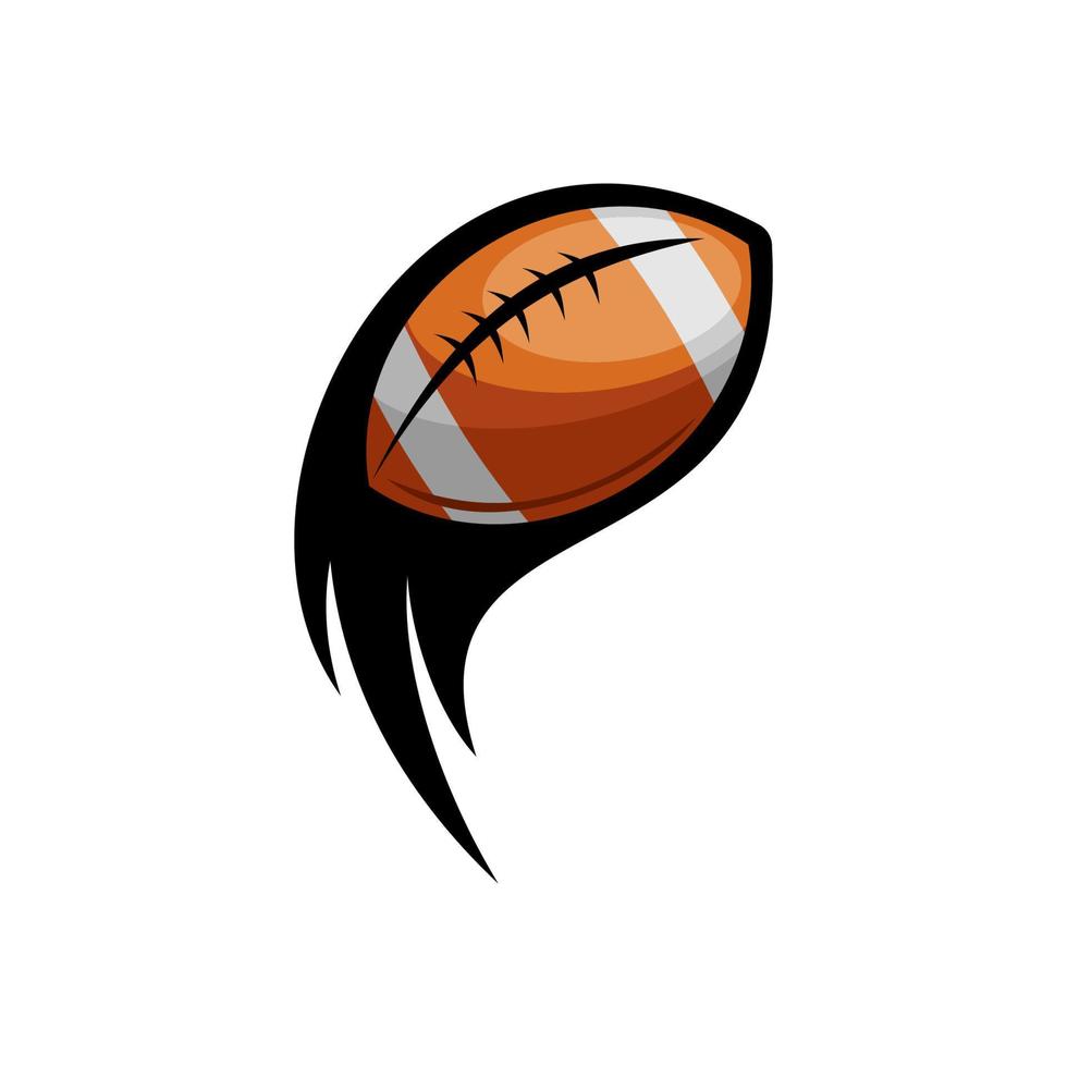 vector de pelota de rugby