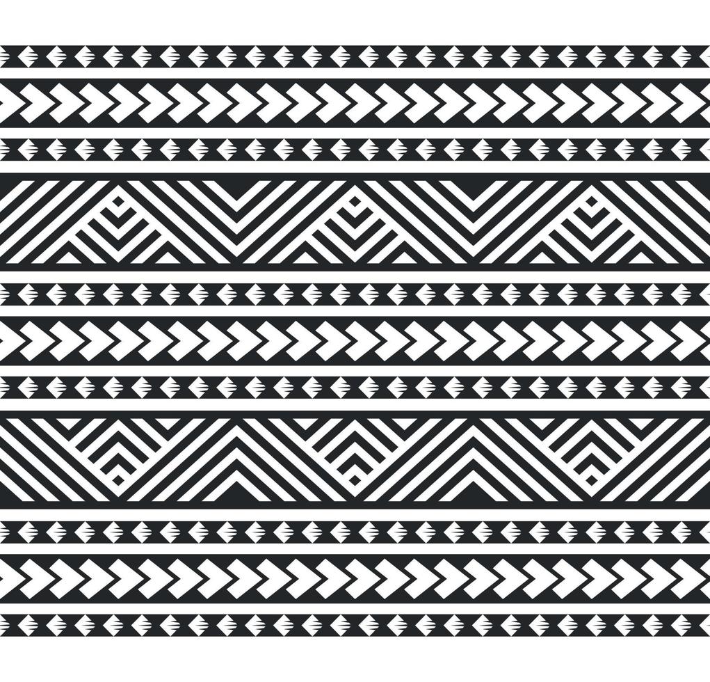 polinesio tribal azteca sin costura modelo para t camisa, pantalones, tela, fondo de pantalla, tarjeta plantilla, envase papel, alfombra, textil, cubrir. étnico modelo vector