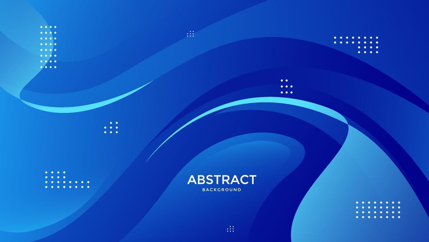 Blue gradient modern background. Suitable for templates, banners, posters, flyers and more. vector