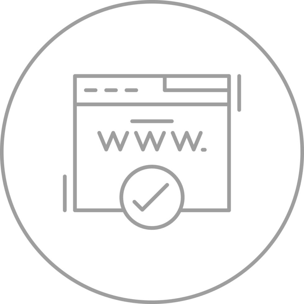 Domain Vector Icon