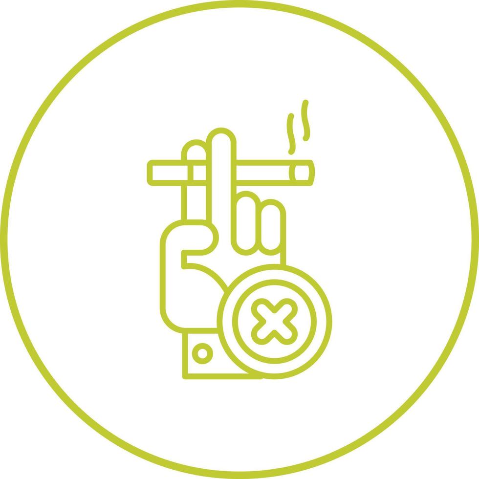 Quit Smoking Vector Icon