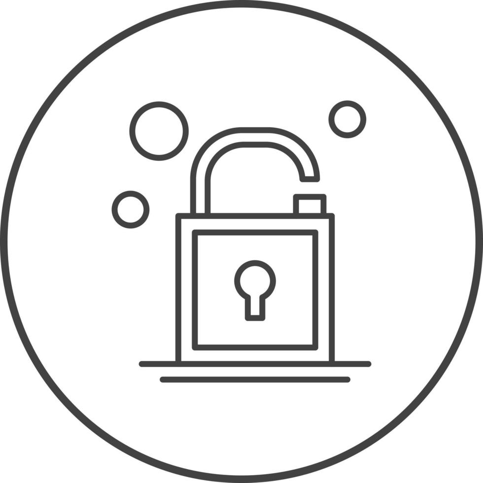 Open Lock Vector Icon