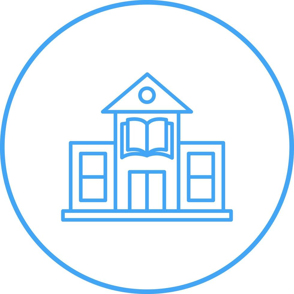 Library Building Vector Icon