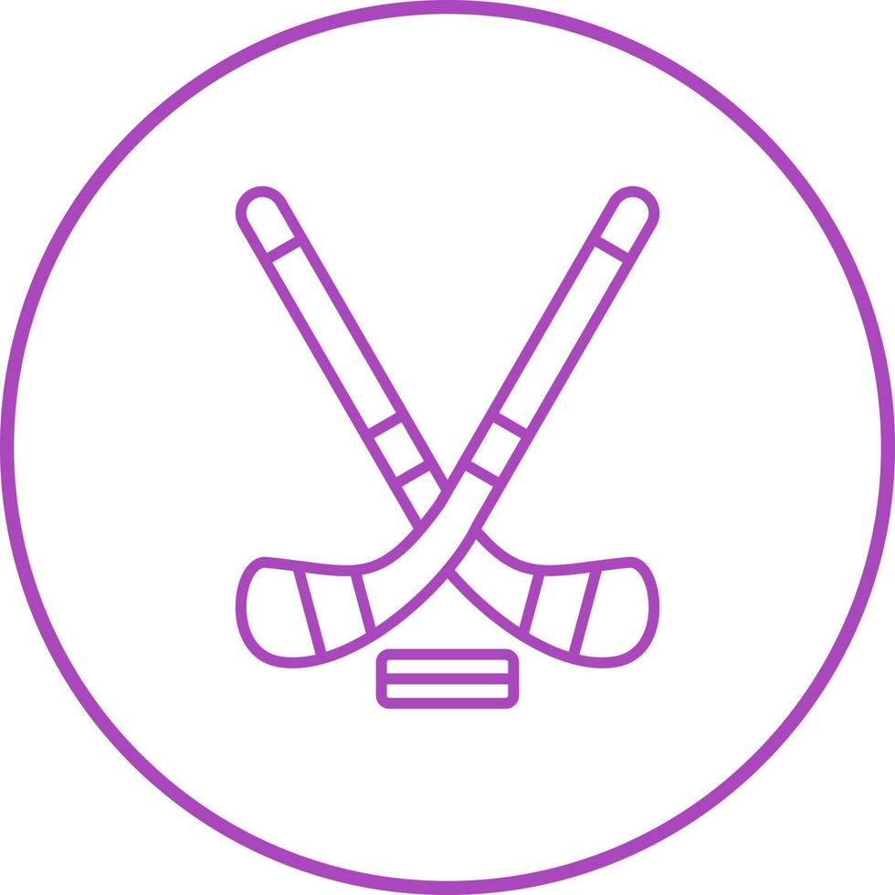 Ice Hockey Vector Icon