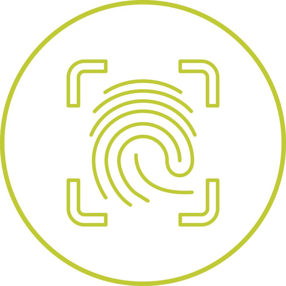Finger Print Vector Icon