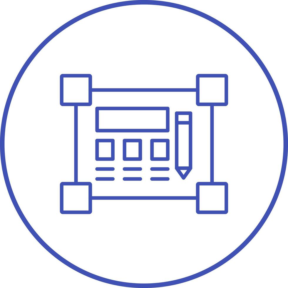 Blueprint Vector Icon