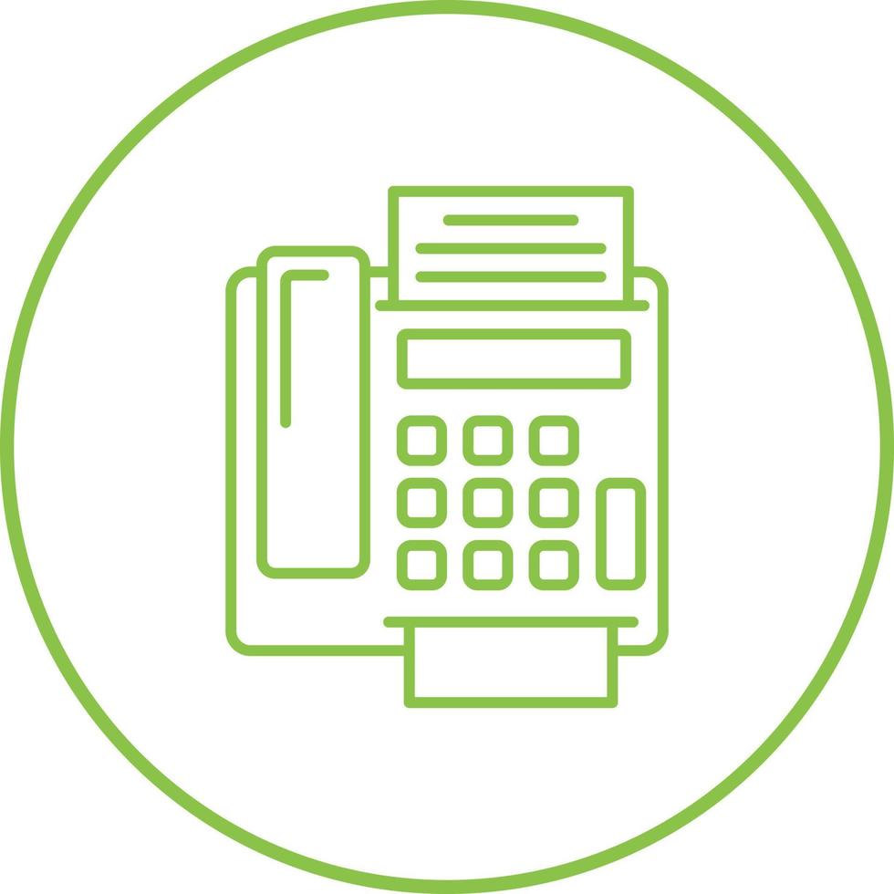 fax Machine Vector Icon