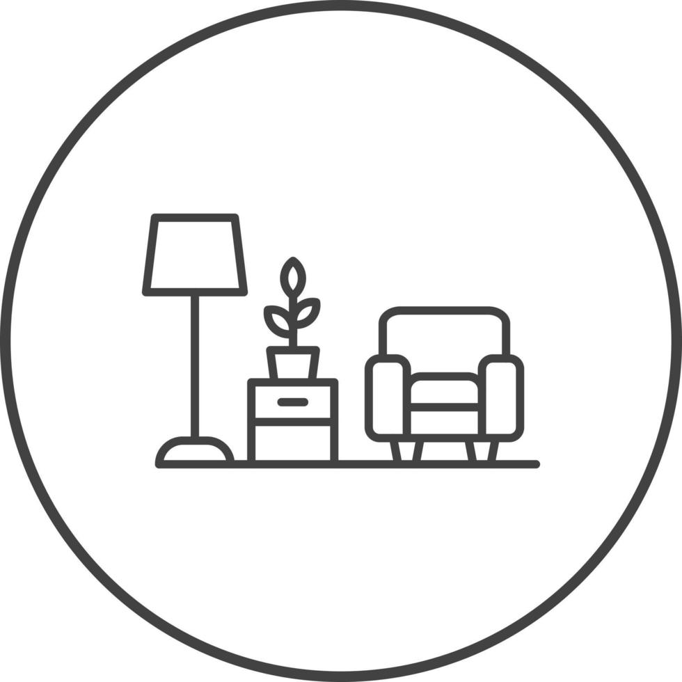 Living Room Vector Icon