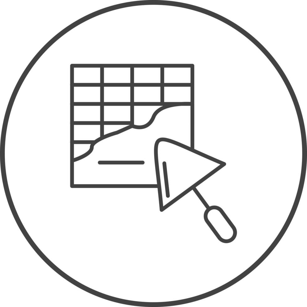 Plastering Vector Icon