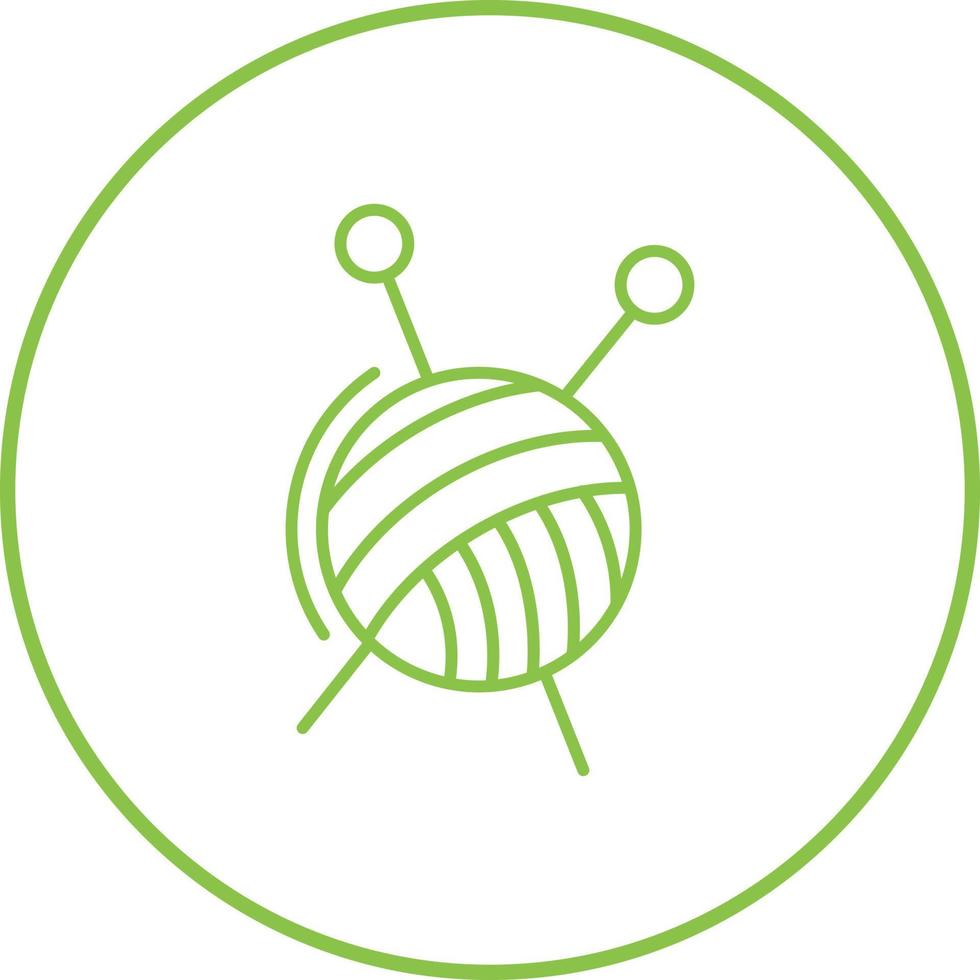 Knitting Vector Icon
