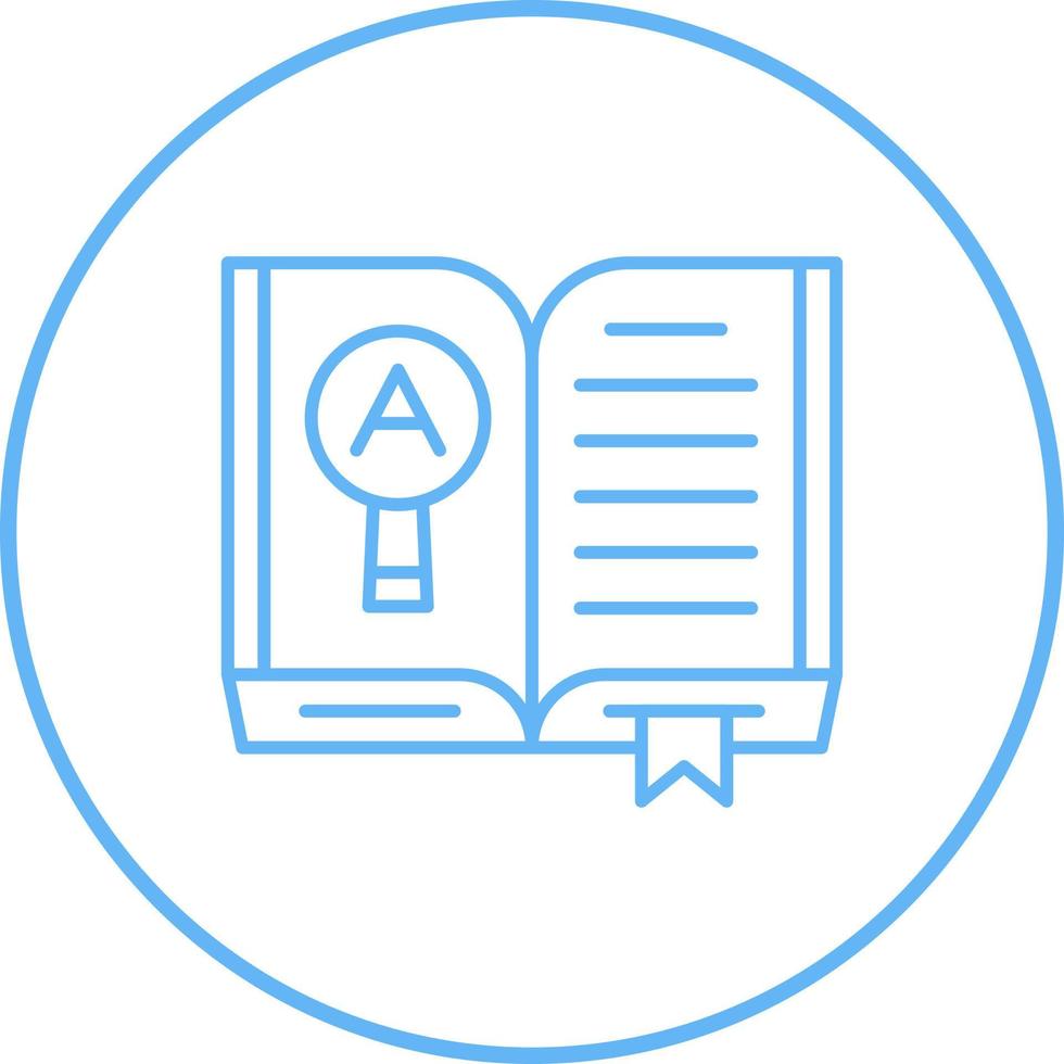 Open Book Vector Icon