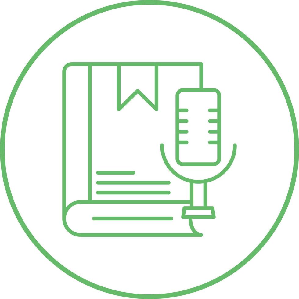 Audiobook Vector Icon