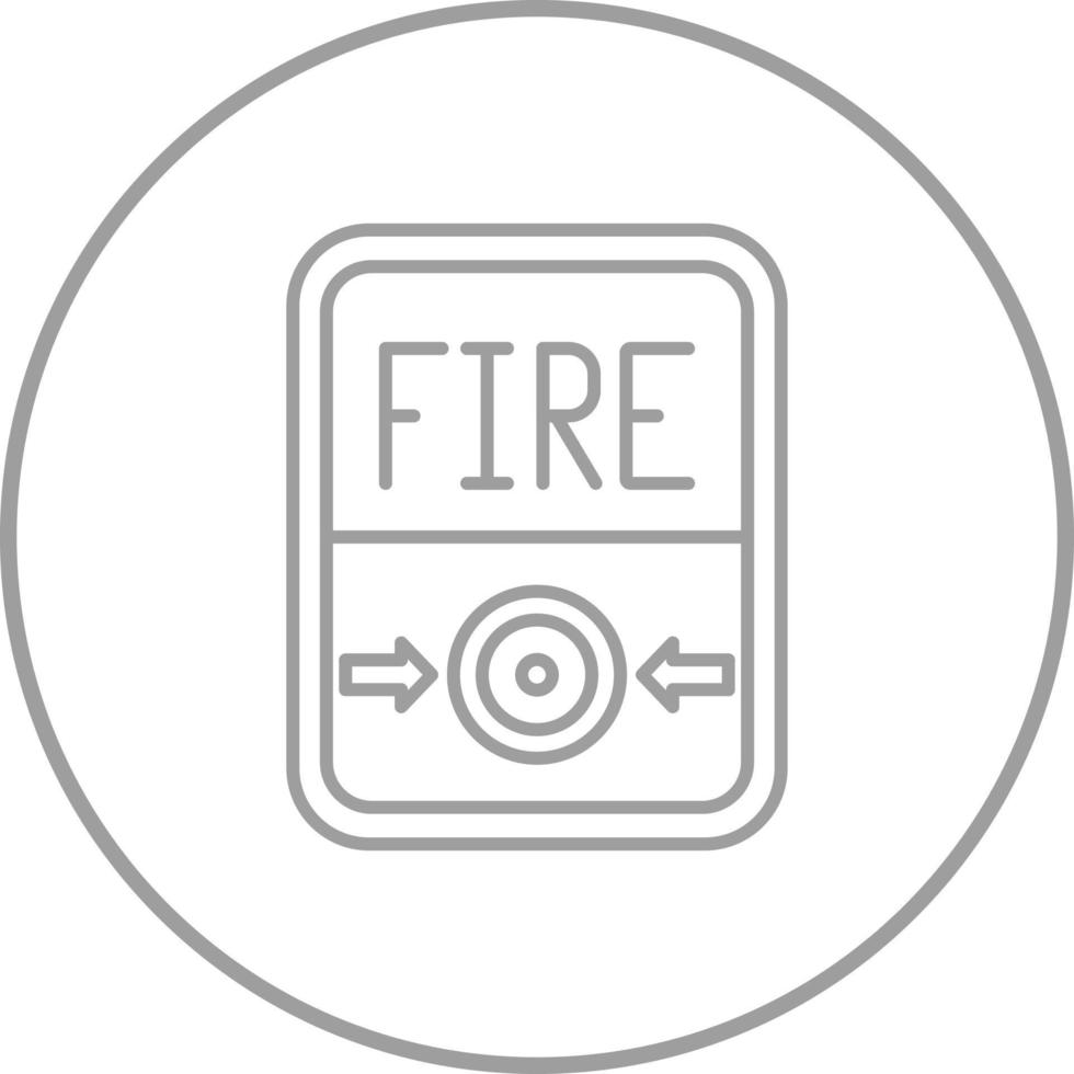 Fire Button Vector Icon