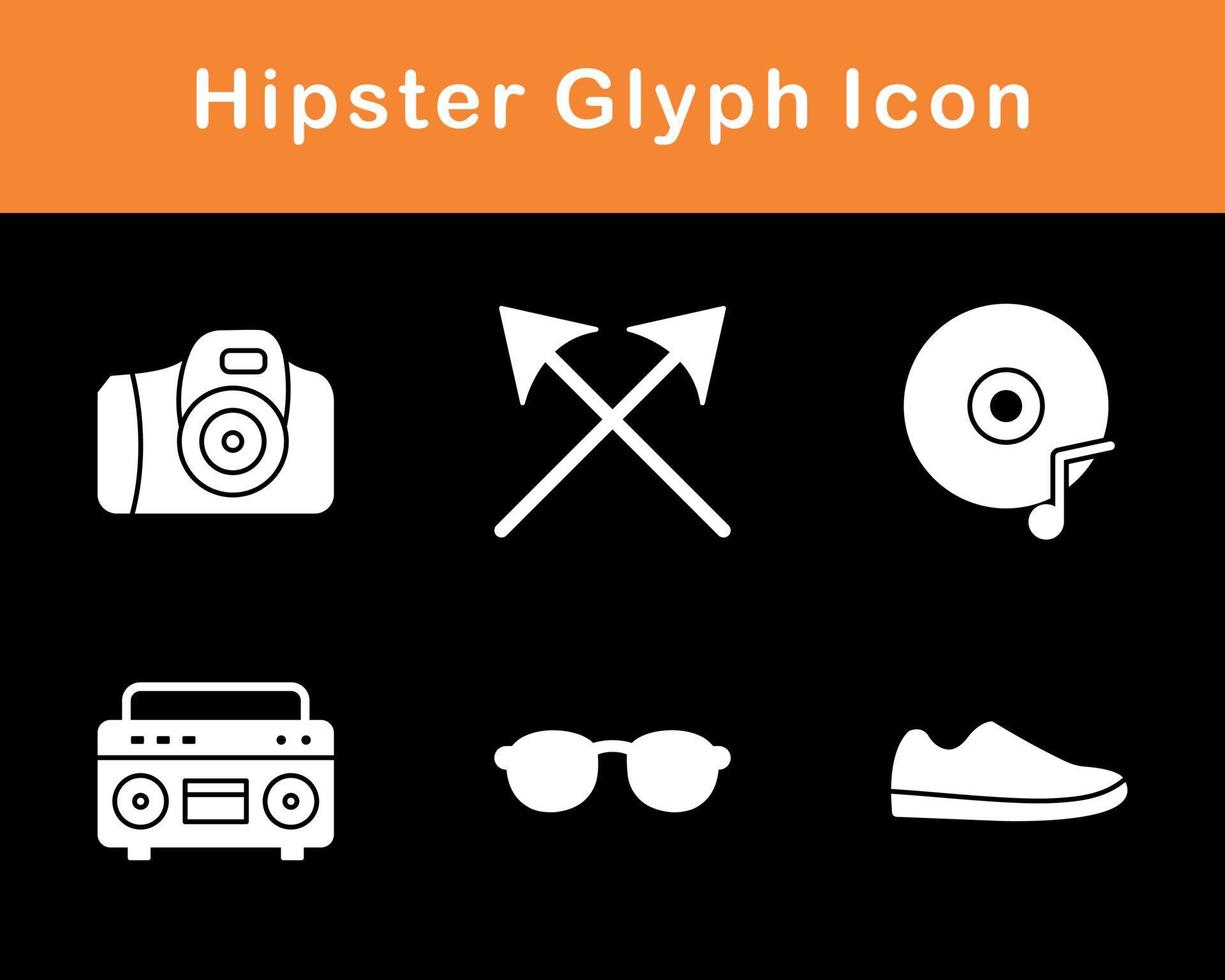 Hipster Vector Icon Set