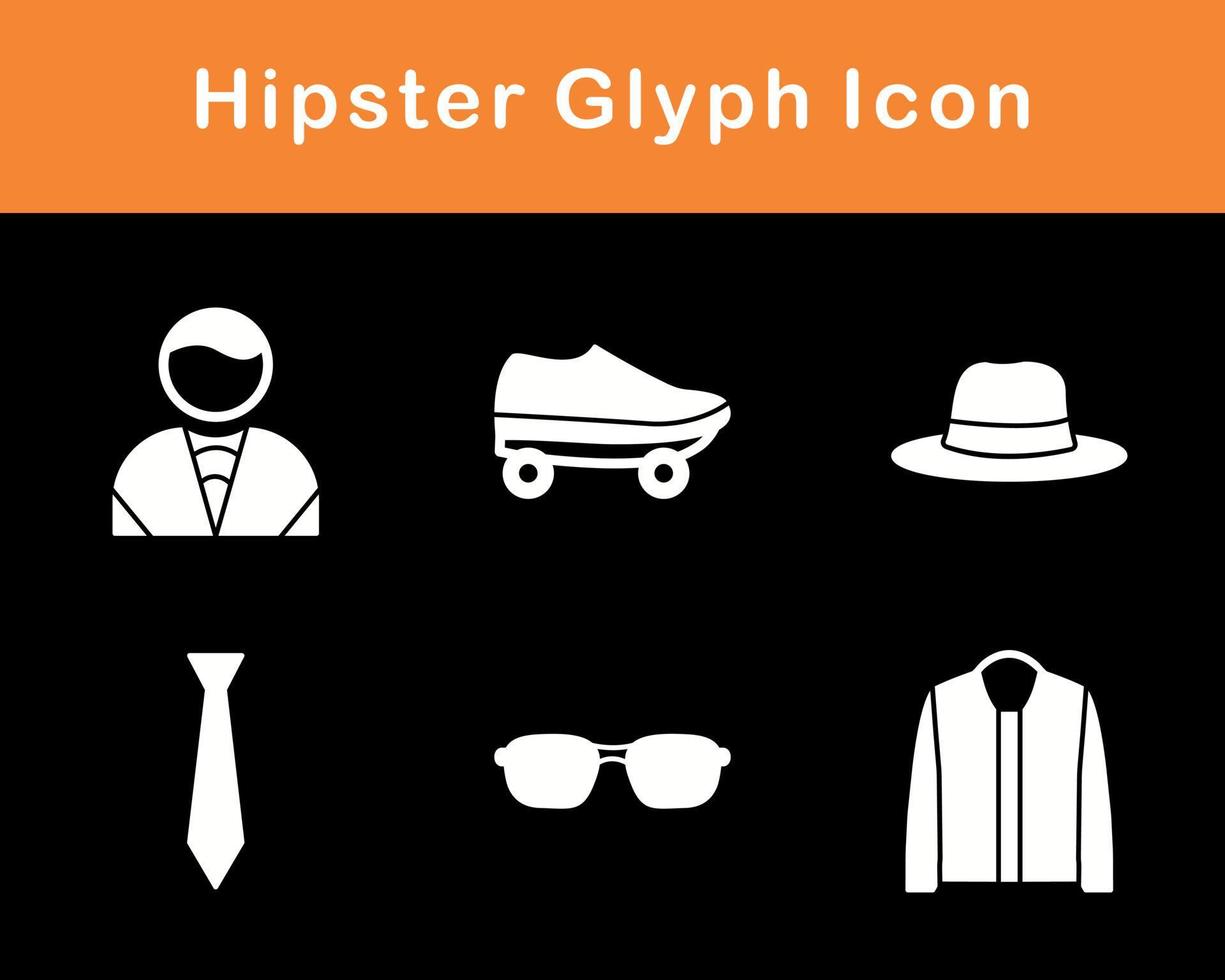 Hipster Vector Icon Set