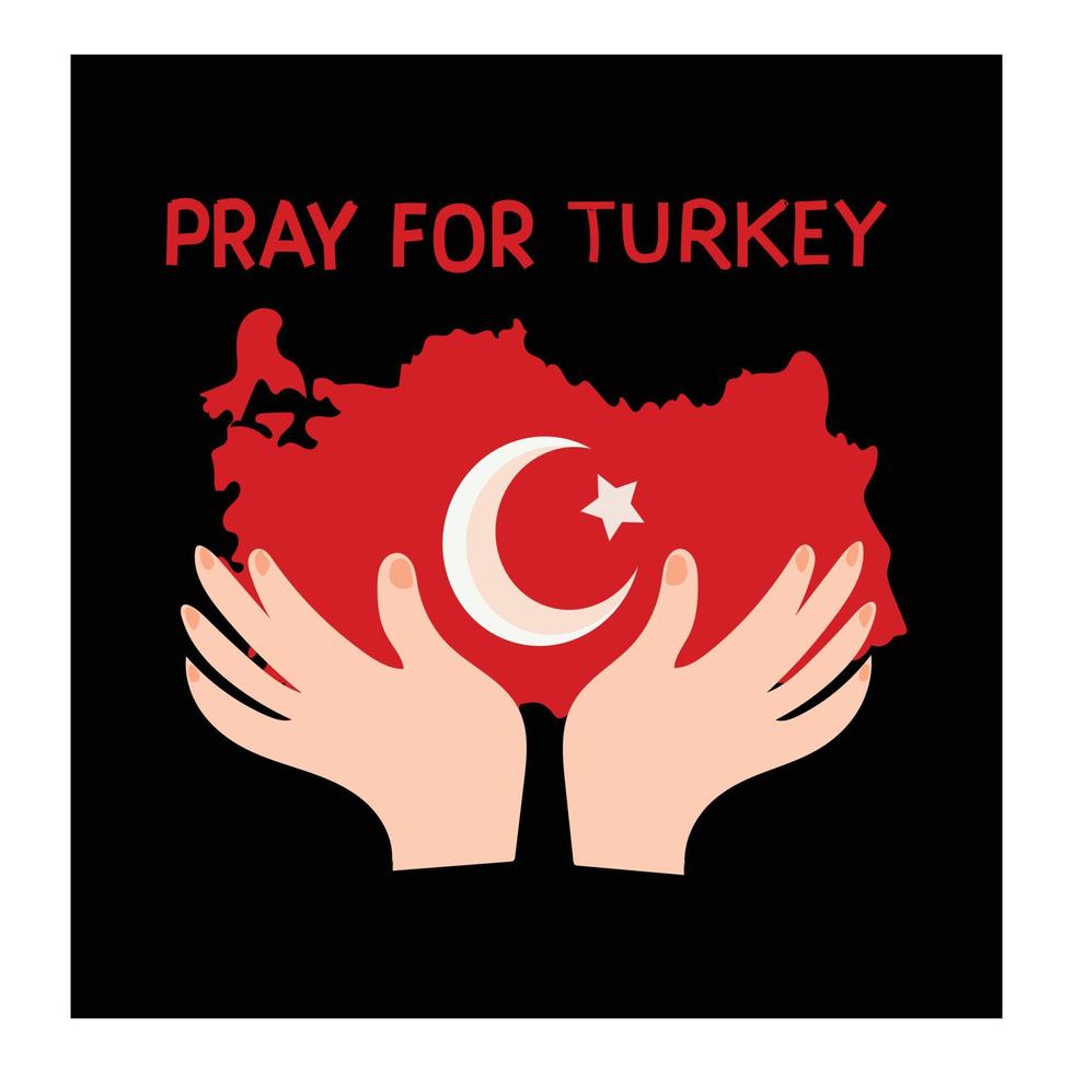 Pray for turkey vector 20257922 Vector Art at Vecteezy