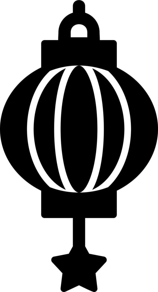 Chinese Lantern Vector Icon
