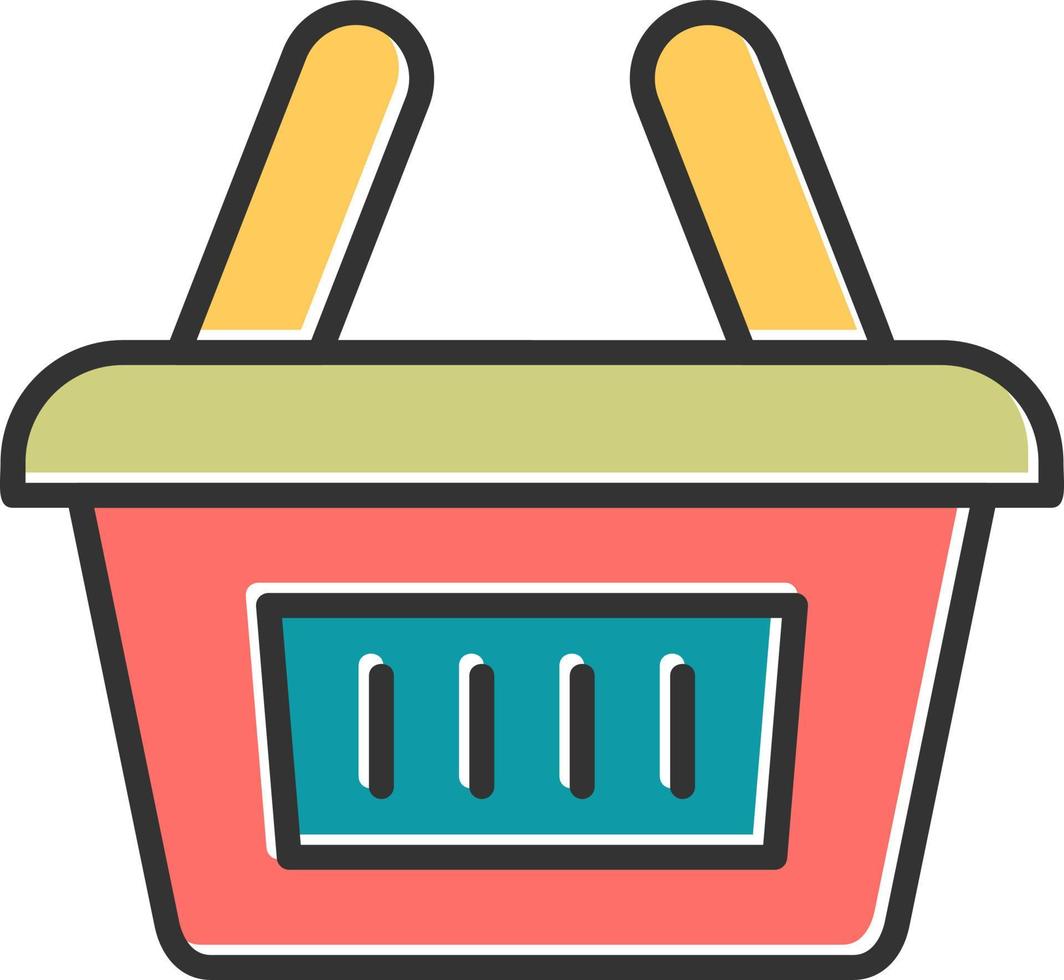 Shopping Basket Vector Icon