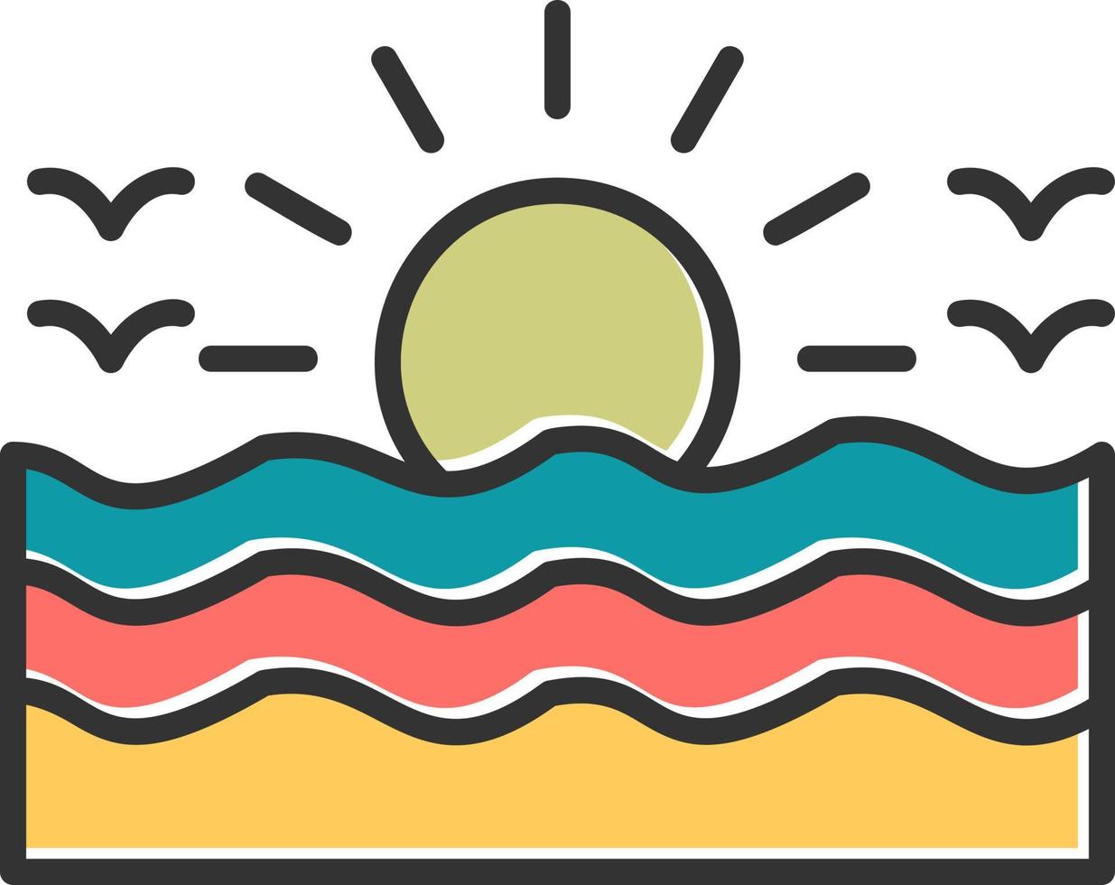 Sea Vector Icon