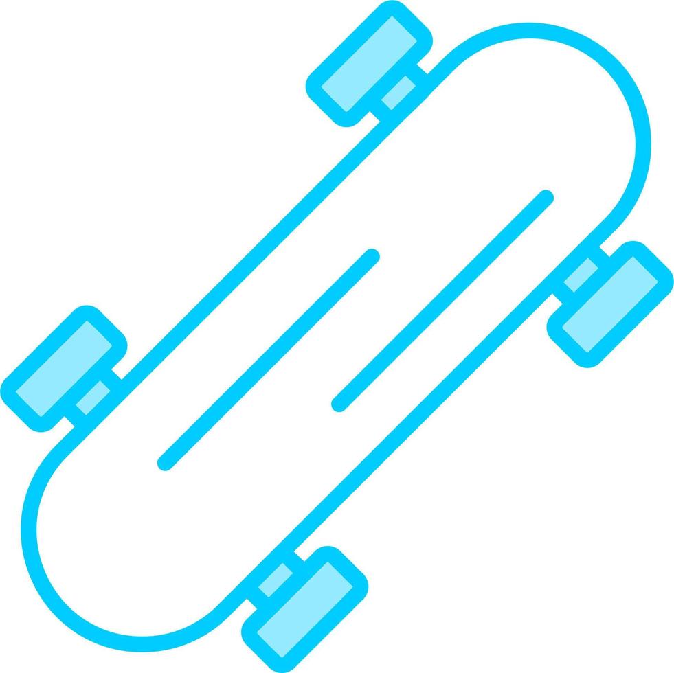 icono de vector de patineta