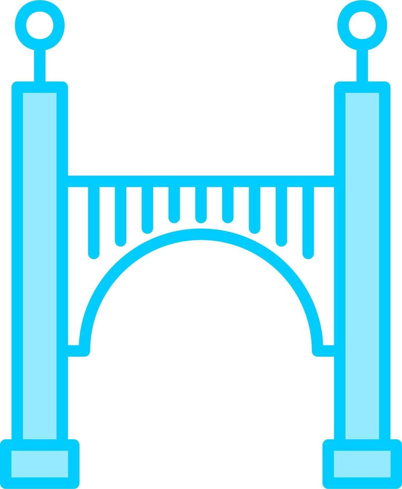 icono de vector de puente