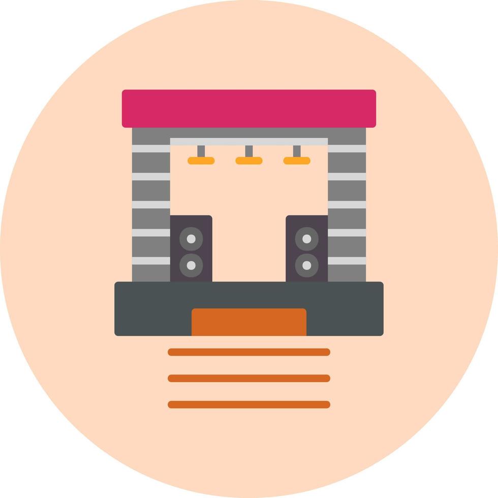 Stage Vector Icon