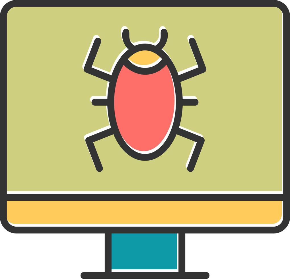 Computer Virus Vector Icon