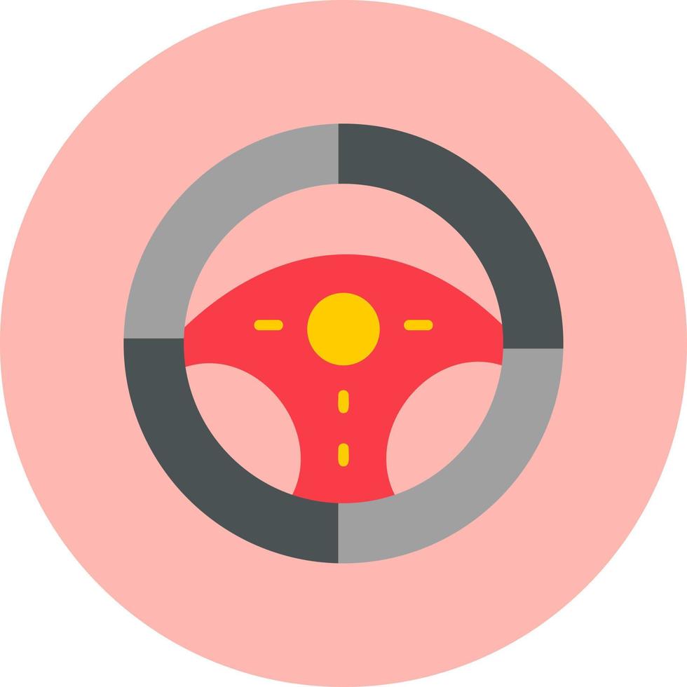Steering Wheel Vector Icon