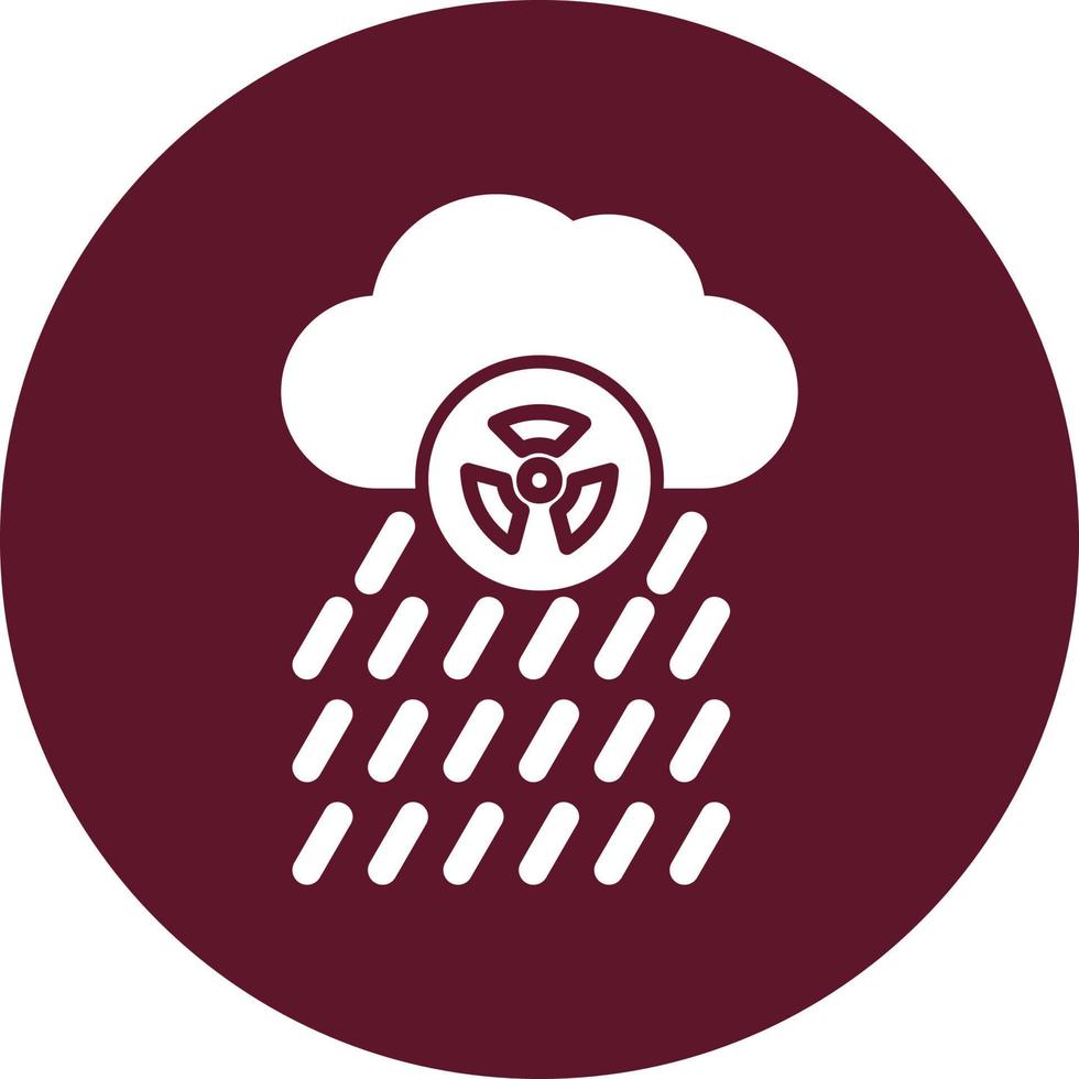 Acid Rain Vector Icon