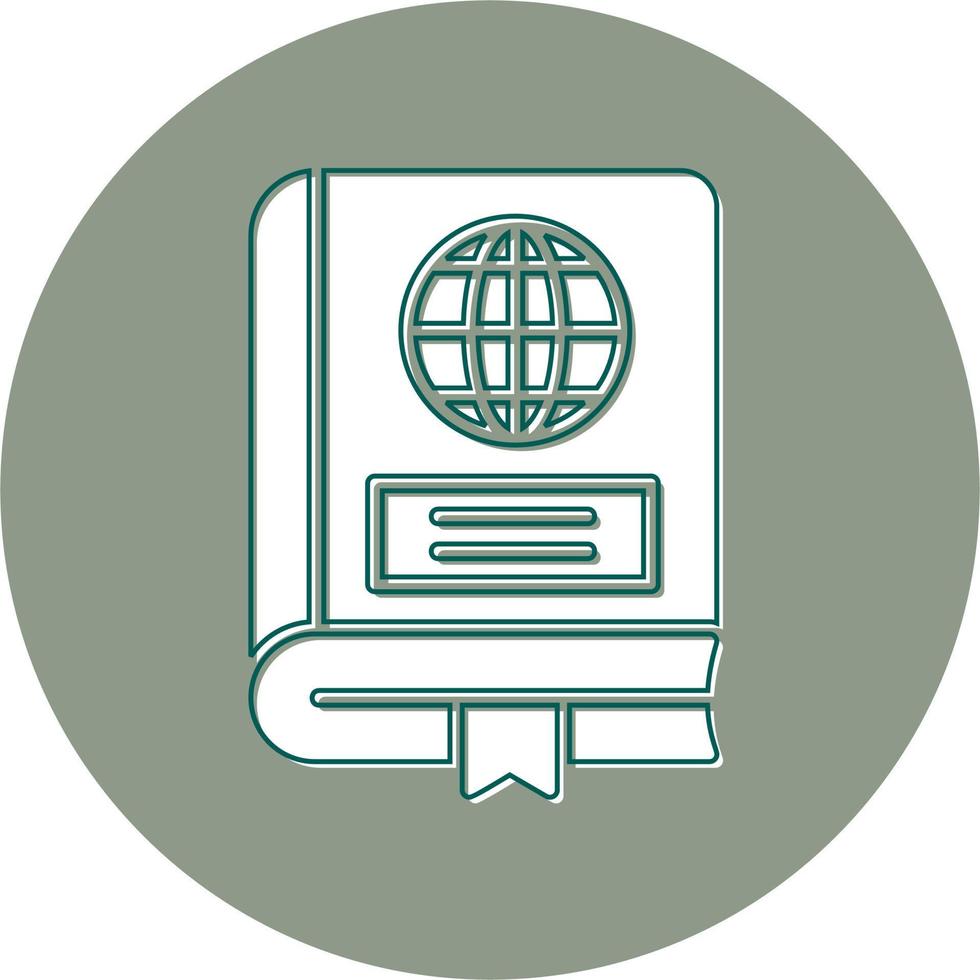 Geography Book Vector Icon