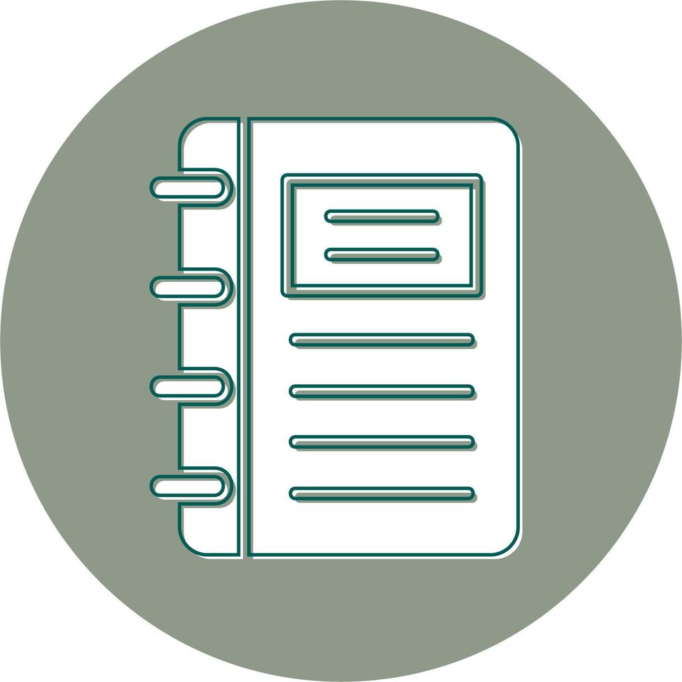 Notebook Vector Icon