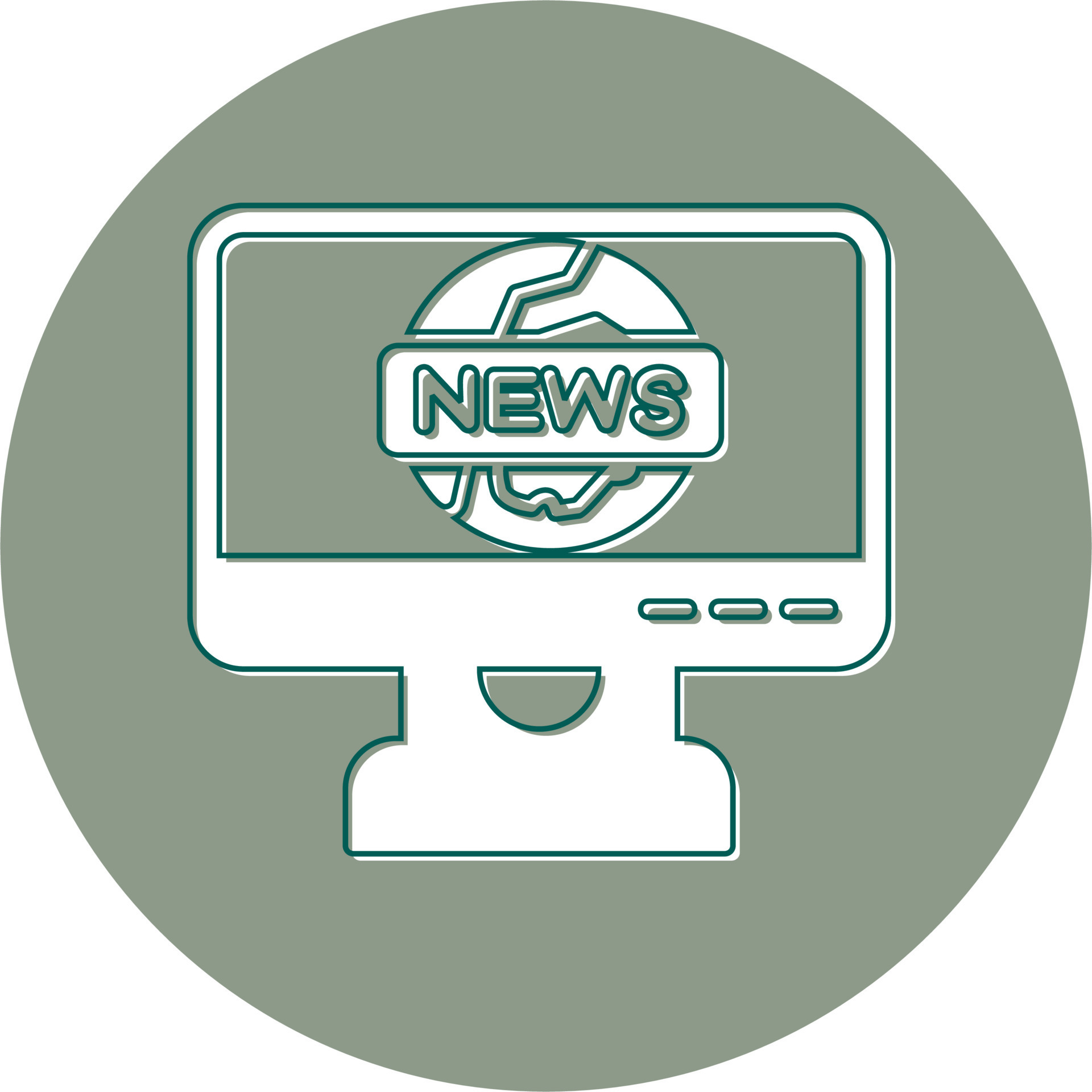 News Report Vector Icon 20258560 Vector Art at Vecteezy