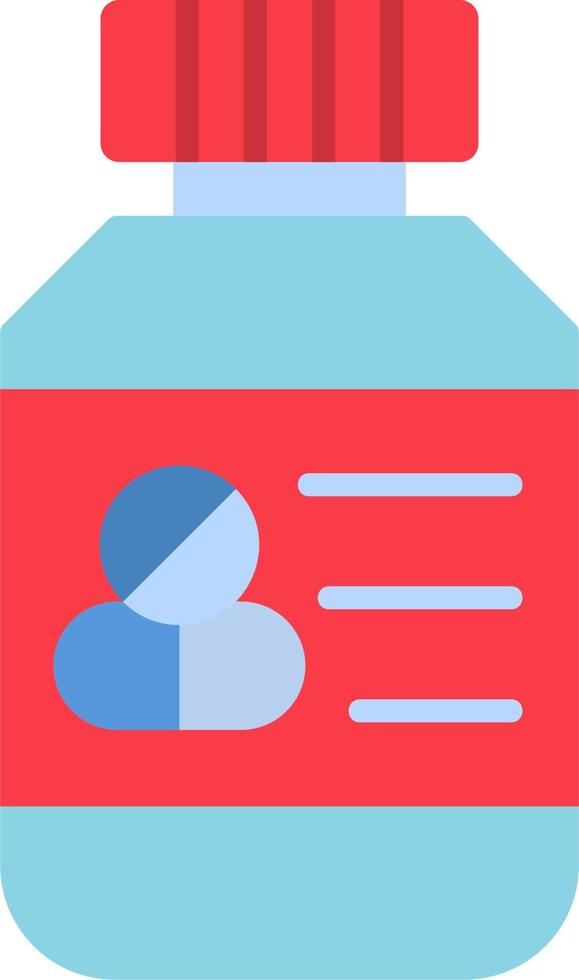 Pills Bottle Vector Icon