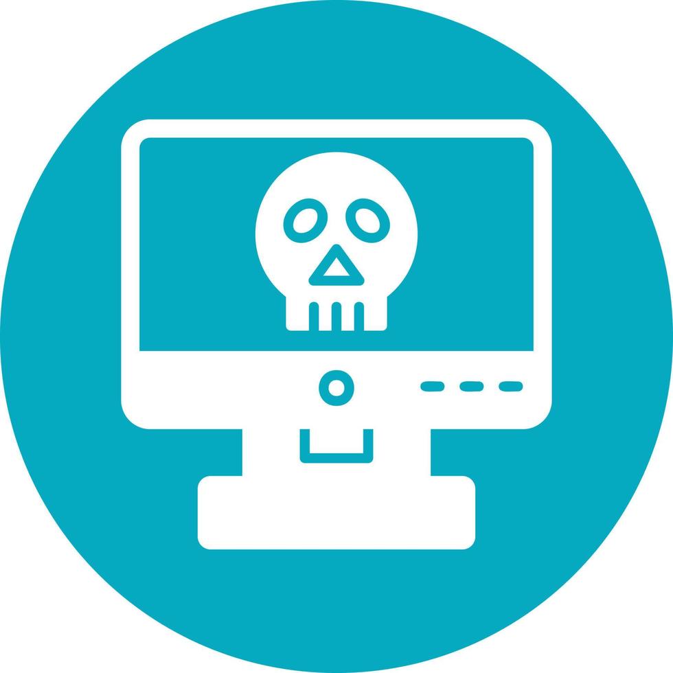 Computer Hacking Vector Icon