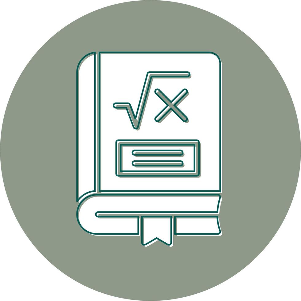 Maths Book Vector Icon