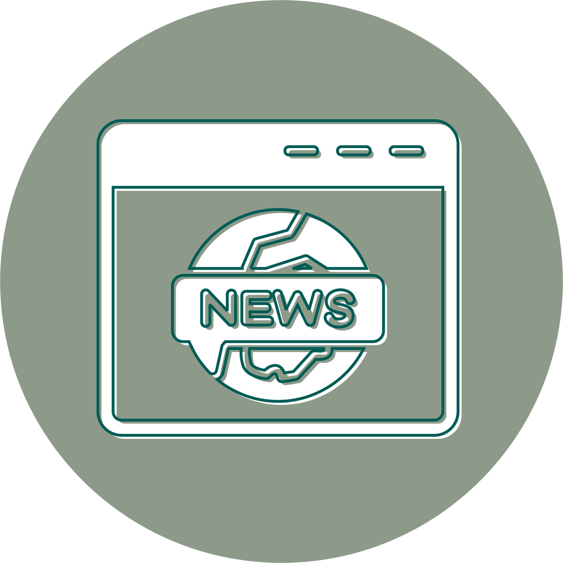 News Report Vector Icon 20258933 Vector Art at Vecteezy