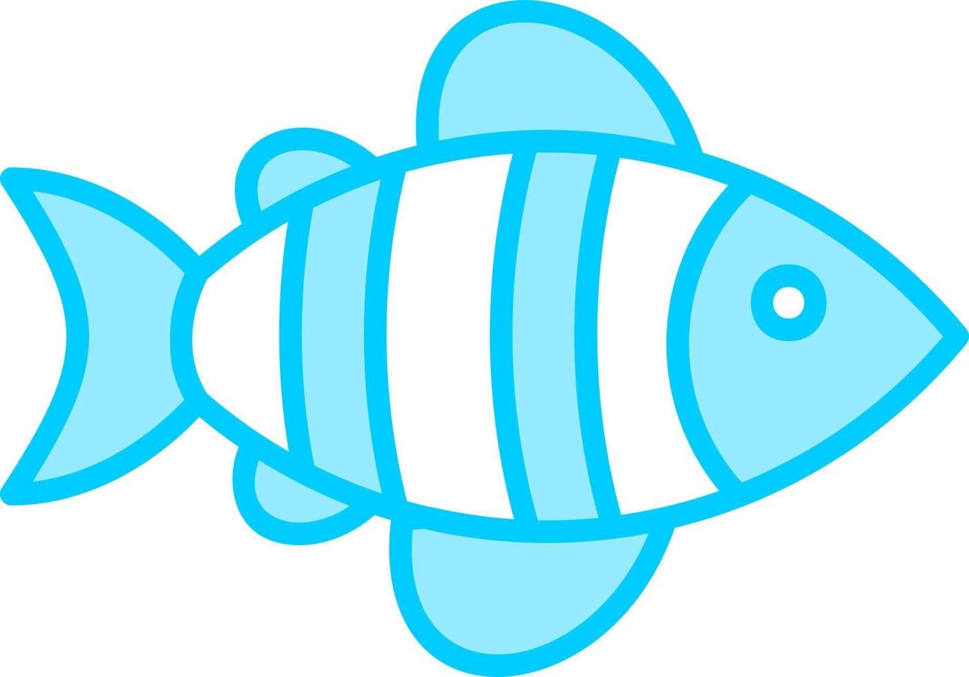 icono de vector de pescado