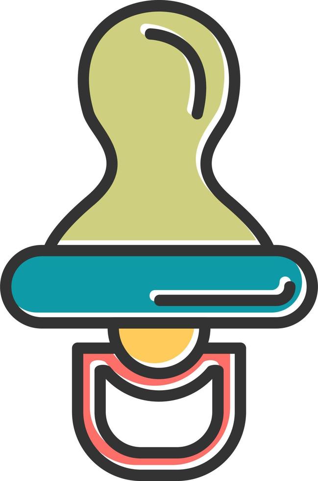 Pacifier Vector Icon