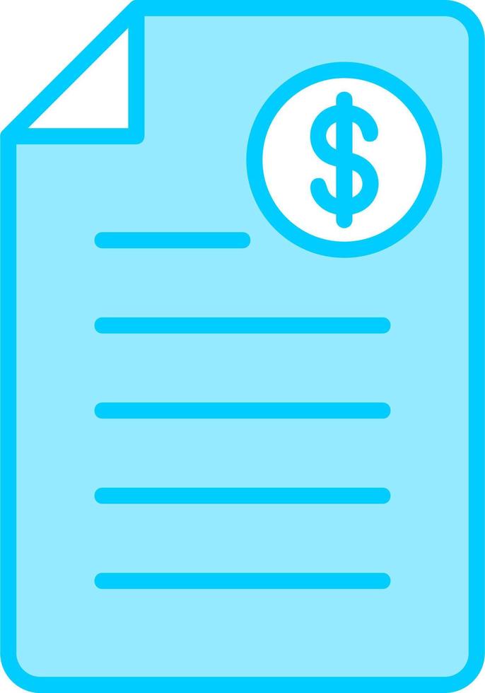 Shopping Invoice Vector Icon