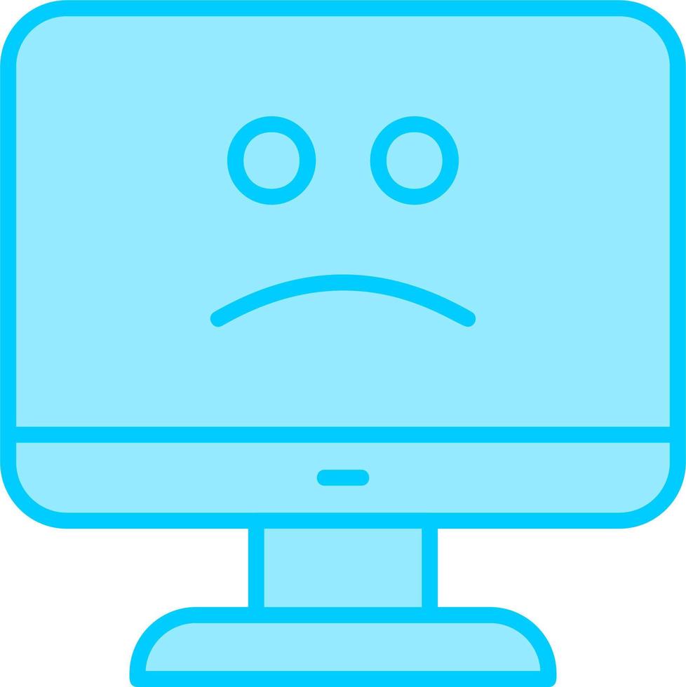 Blue Screen Vector Icon