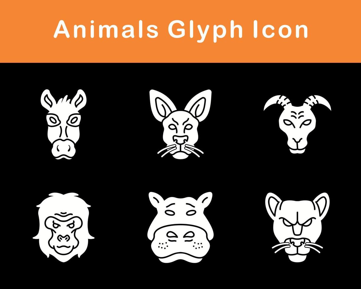 Animals Vector Icon Set