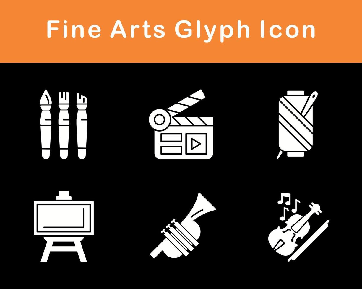 Fine Arts Vector Icon Set