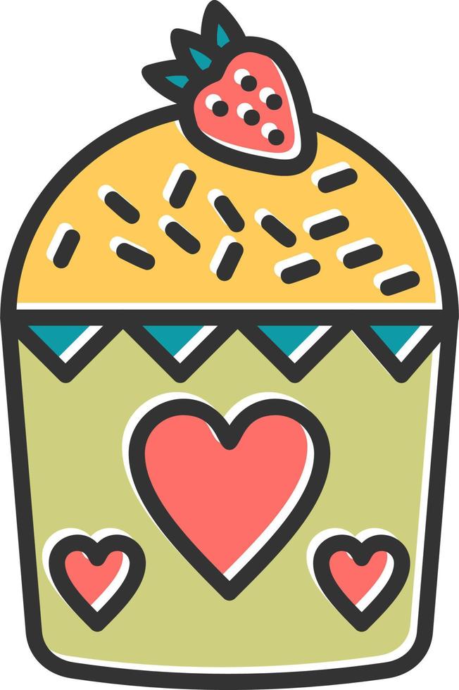 Muffin Vector Icon