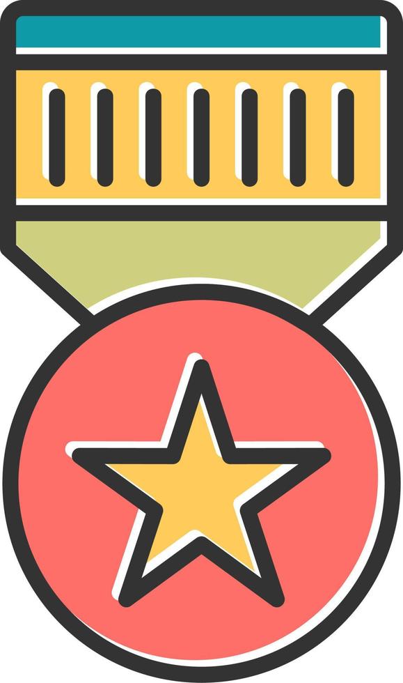 Military Badge Vector Icon
