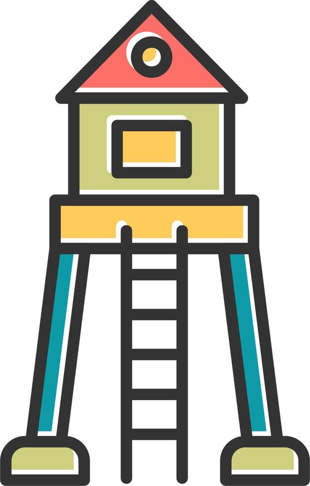 Military Tower Vector Icon