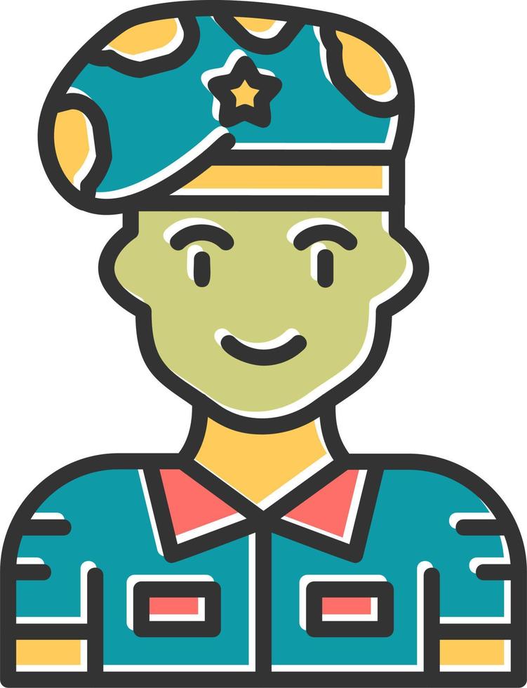 Soldier Vector Icon