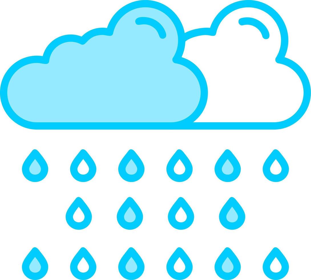 Rain Vector Icon
