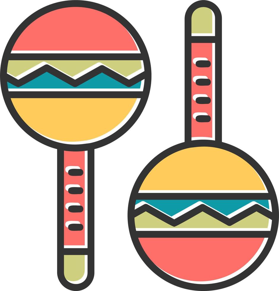 Maracas Vector Icon