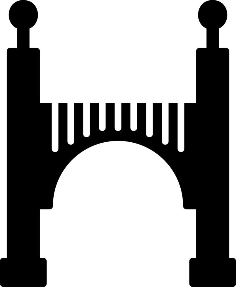 icono de vector de puente