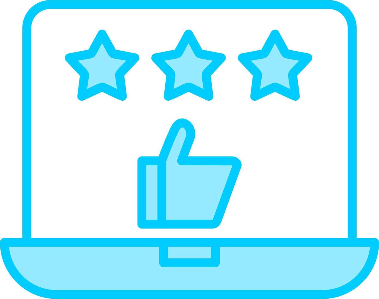 Good Review Vector Icon